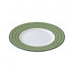 Prato Raso 28cm Avulso Tramontina Zenith em Porcelana Decorada